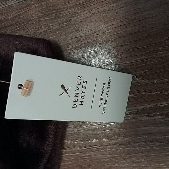 (XXL) NWT Denver Hayes Fuzzy Soft Plush Loungewear Comfy Cozy Daark Burgandy - Picture 4 of 9